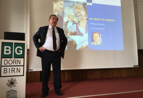 Back to School mit Dr. Wolfgang Burtscher am 15./16.3.2018