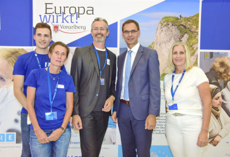 Europainformationsstand bei der Dornbirner Herbstmesse