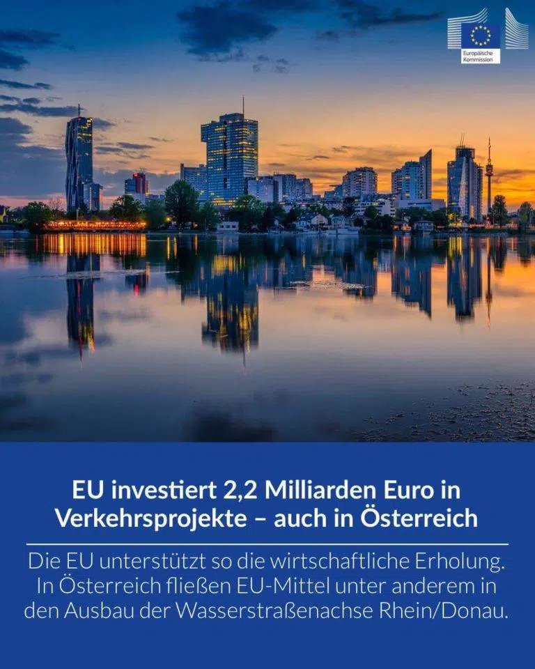 Read more about the article EU investiert 2,2 Milliarden Euro in Verkehrsprojekte – auch in Österreich