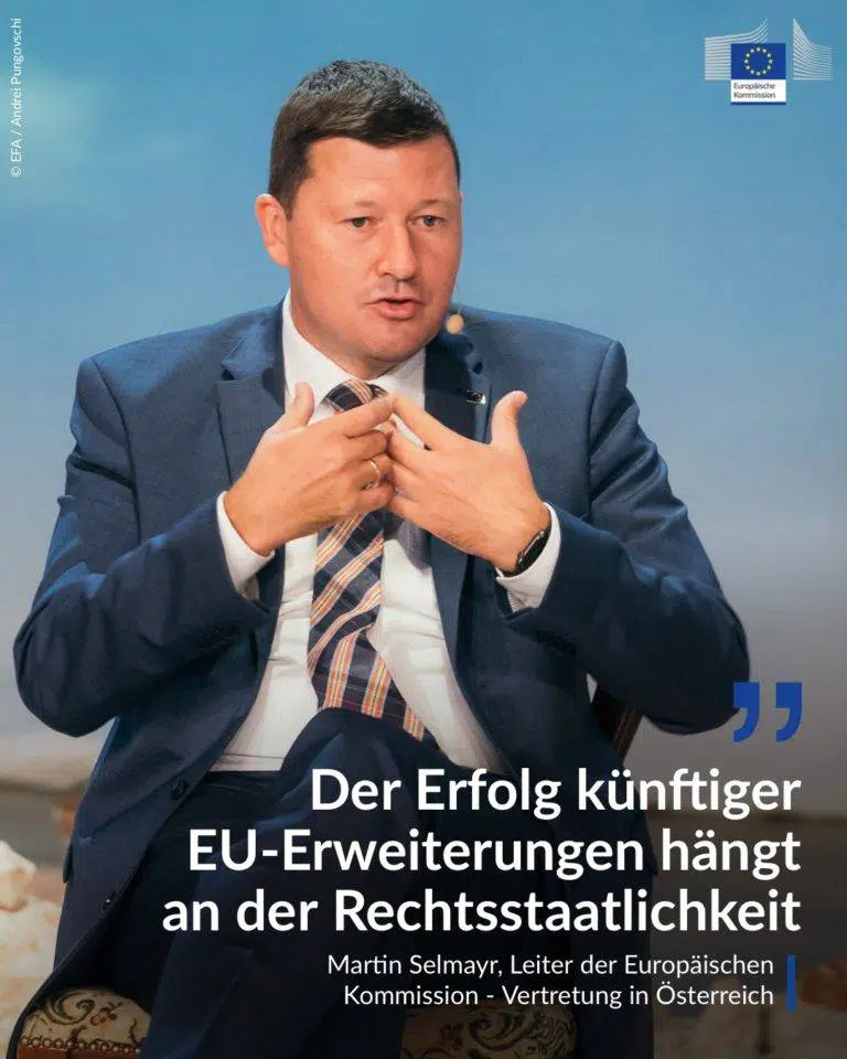 Read more about the article Selmayr: Erfolg künftiger EU-Erweiterungen hängt an Rechtsstaatlichkeit