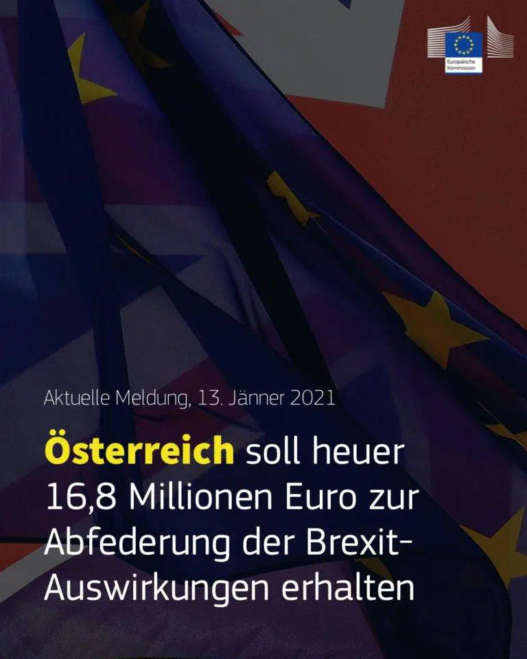Read more about the article Österreich soll heuer 16,8 Millionen Euro zur Abfederung der Brexit-Auswirkungen erhalten