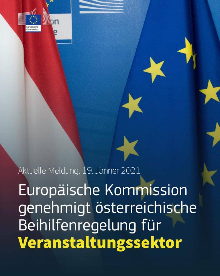 Mehr über den Artikel erfahren Europäische Kommission genehmigt österreichische Beihilfenregelungen für Veranstaltungssektor