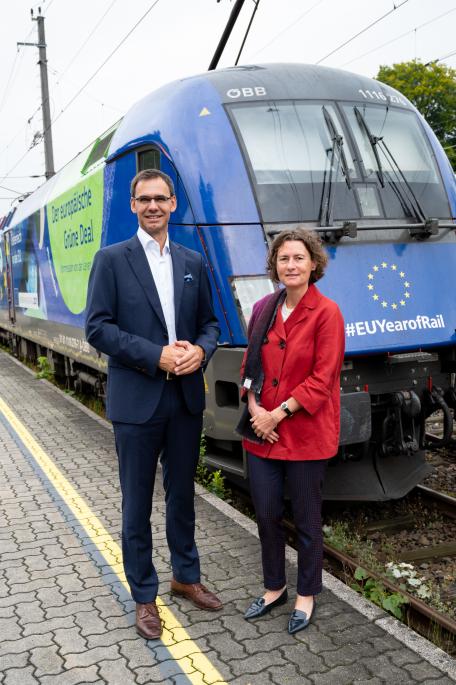 Read more about the article Europäische Mobilitätswoche: Die EU-Lok unterwegs in Vorarlberg
