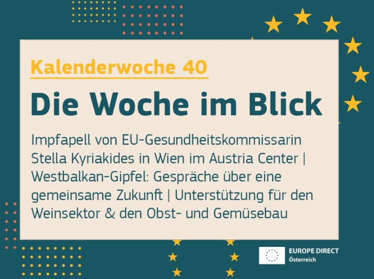 Mehr über den Artikel erfahren Die Woche im Blick