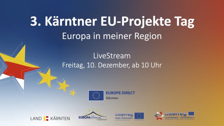 Read more about the article Einladung zum 3. Kärntner EU-Projekte Tag