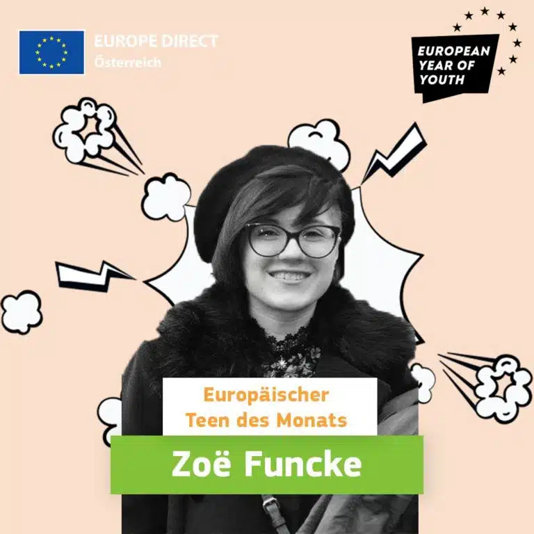 Read more about the article Teen des Monats Dezember – Zoë Funcke aus Oberösterreich