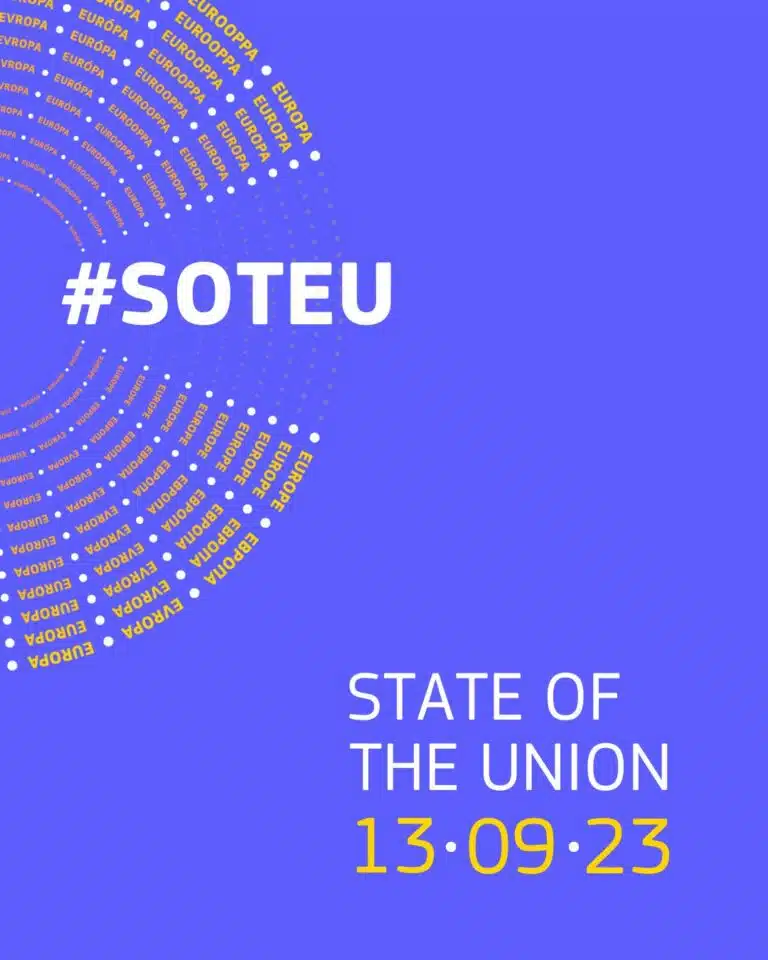 Read more about the article Save the Date – Rede zur Lage der Union am 13. September 2023